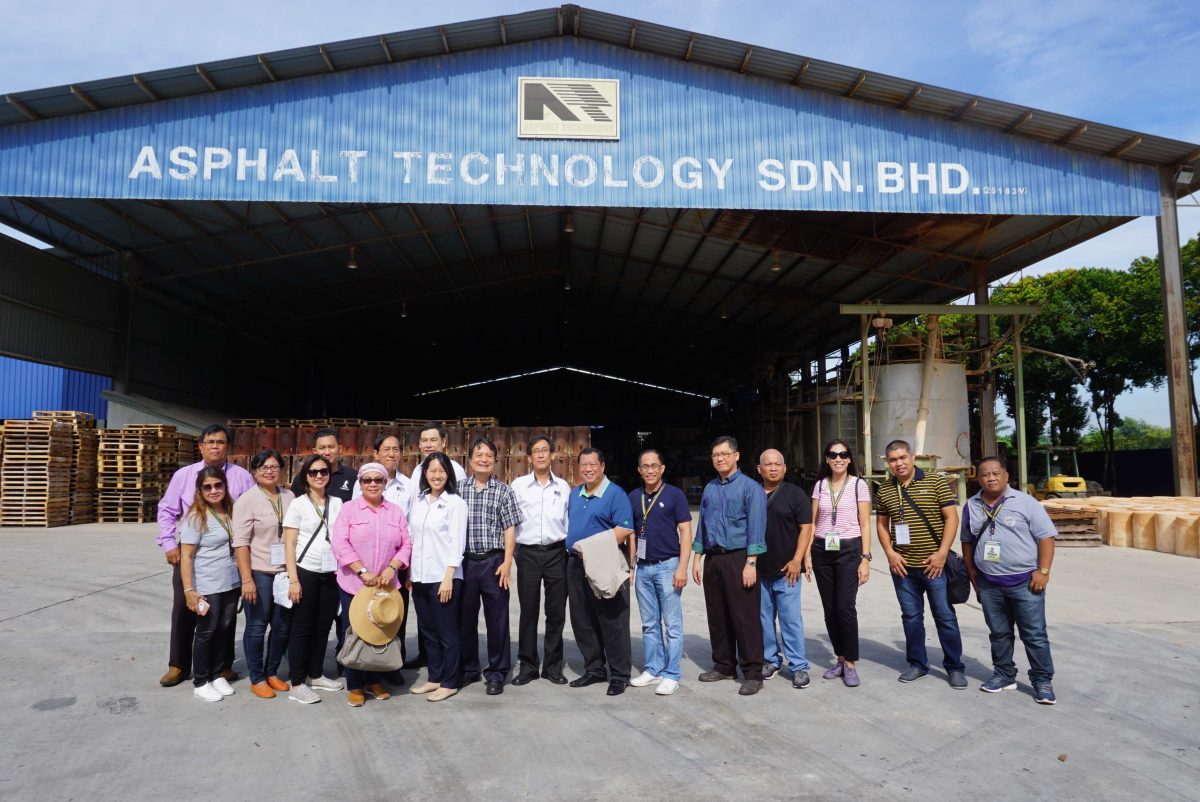 Rubberised Asphalt Technology Mission and Field Visits by Philippine Delegations Malaysia Bitumen & Asphalt Manufacturer - Asphalt Technology Sdn Bhd
